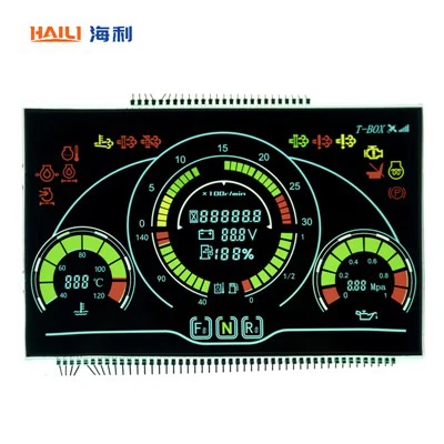 Segment LCD -display til instrument